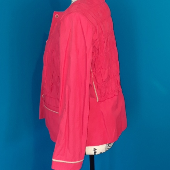 Elie Tahari "Diva Red" Chatham Jacket BNWT - Picture 6 of 8